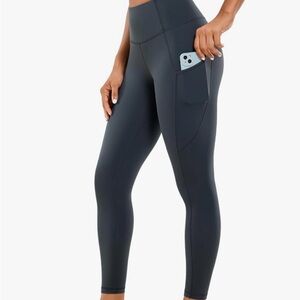 CRZ YOGA High-Waist Pocket Leggings in Charcoal